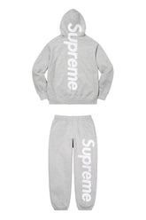 Supreme Side Logo Hoodie & Sweatpants Set – Heather Grey