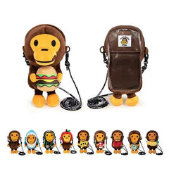 A Bathing Ape Baby Milo Devil Plush Doll Crossbody Bag