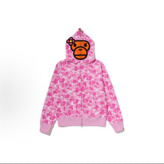 A Bathing Ape Baby Milo Flower Camo Full Zip Hoodie