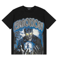 Mixed Emotion Frankenstein Monster Vintage Graphic Tee