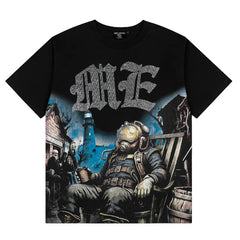 Mixed Emotion Vintage Deep Sea Diver Graphic Tee