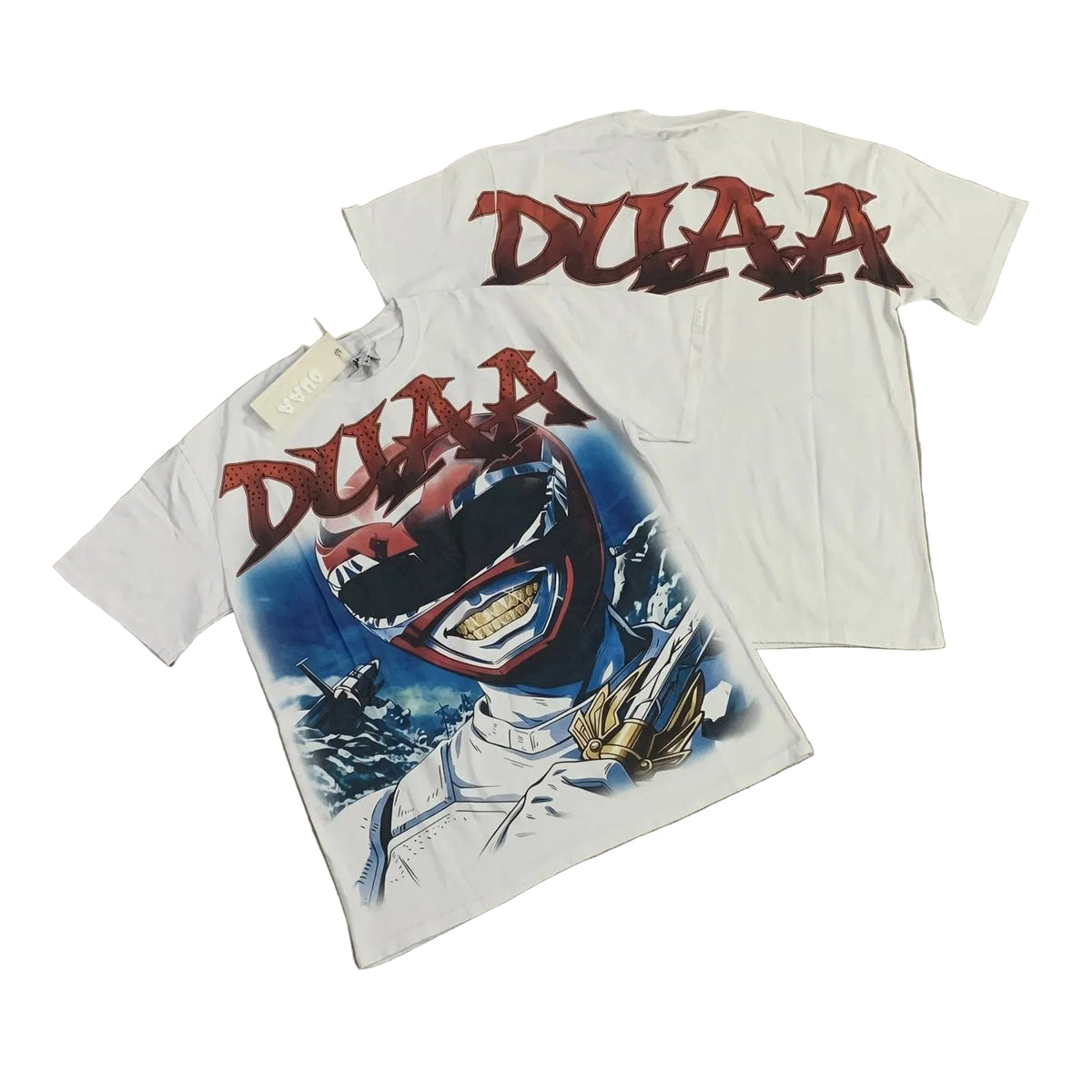 Duaa Ranger Graphic Printed Oversized Short Sleeve Tee