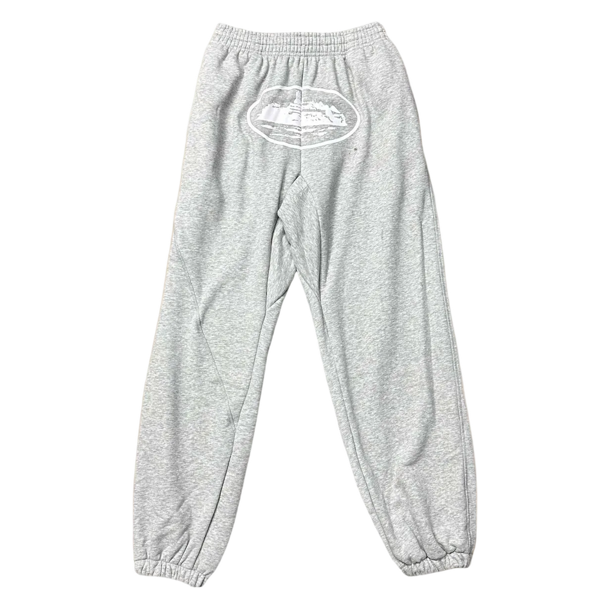 Corteiz X Slaughter Gang 21 Savage Grey Graphic Jogger Pants