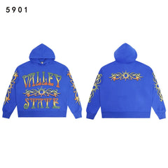 Vale Forever Bright Blue Valley State Tribal Sun Pullover Hoodie