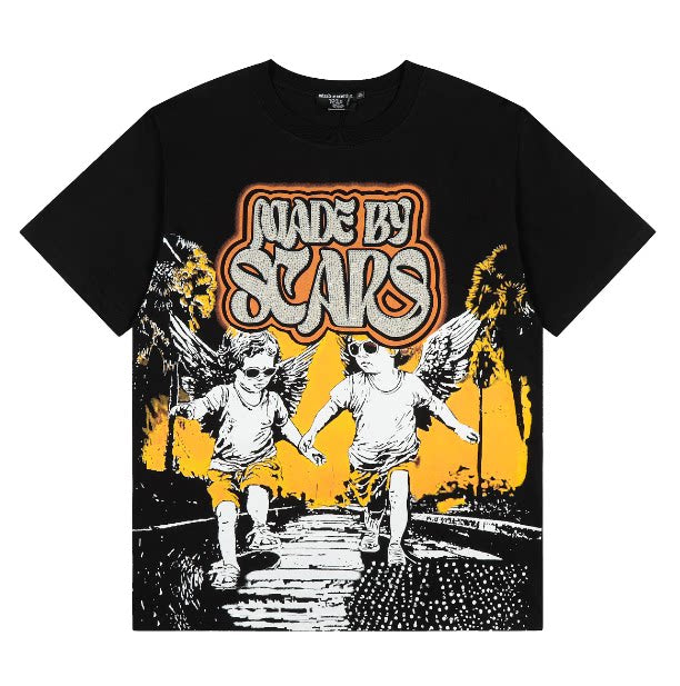 Mixed Emotion Made By Scars Twin Cherubs Graphic Tee