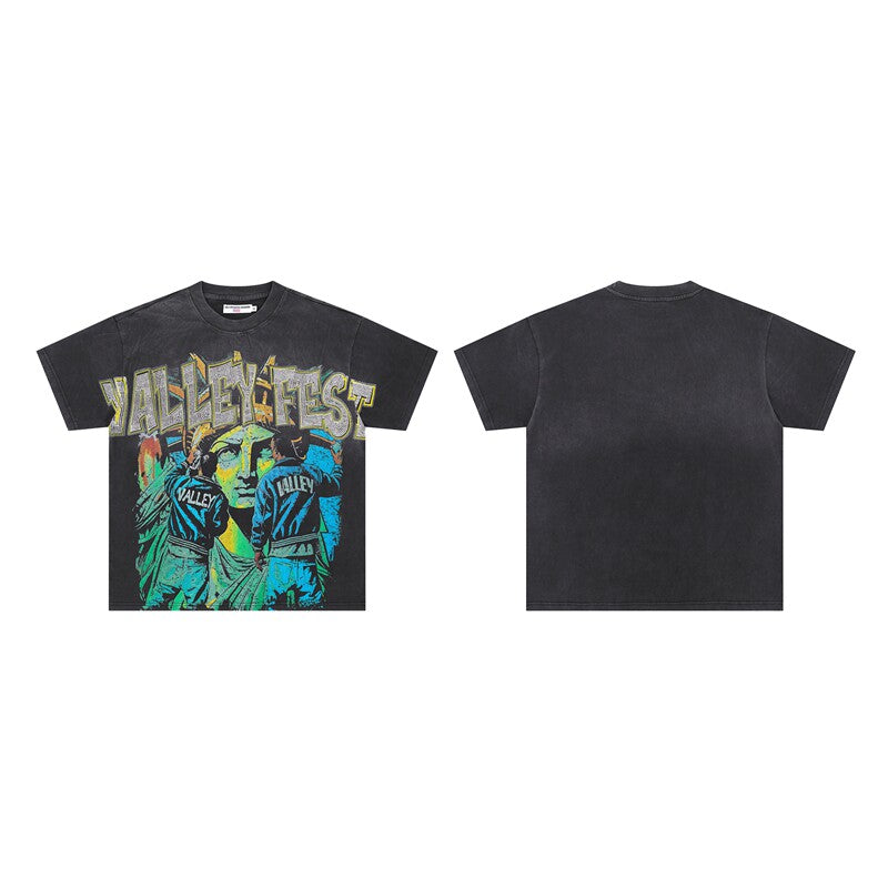 Vale Forever Valley Fest Vintage Washed Graphic Tee