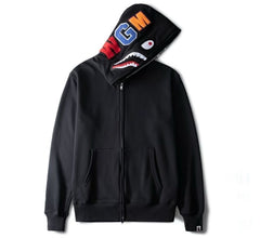 BAPE Shark Full Zip Hoodie Black Shark Edition